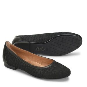 New Sofft Women's Maretto Black Flats